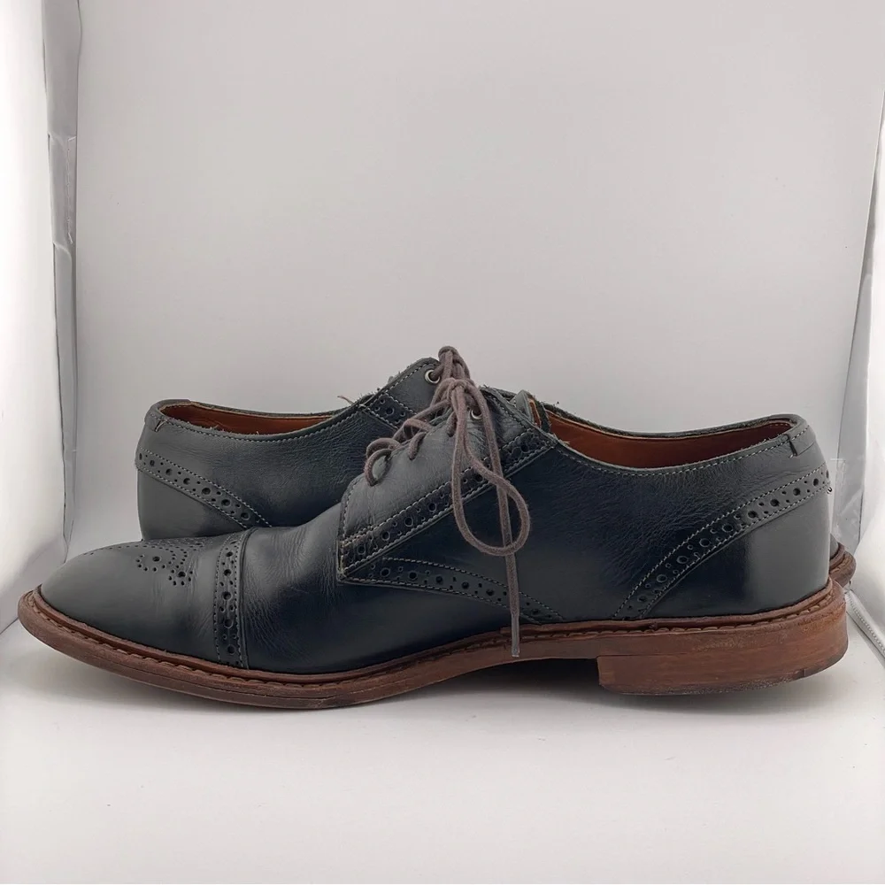 Allen Edmonds Bainbridge Mens Black Leather Oxfords Size 11